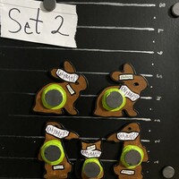 Five Hand-Painted Magnets (Set 2) - Thumbnail 2
