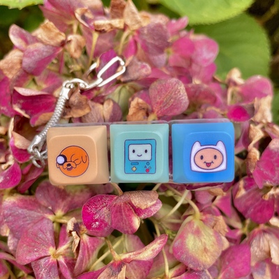 Adventure Friends Keycap Fidget Keychain