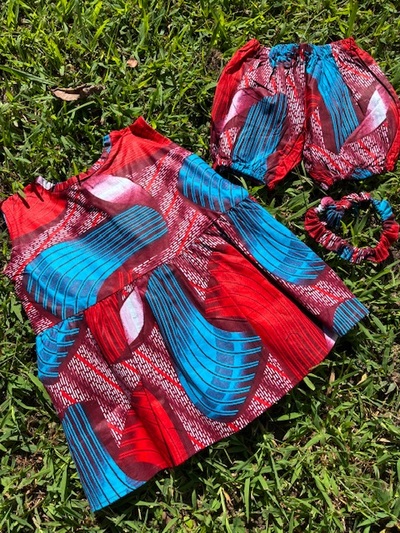 Rainbow Icey Infant Dress w/ Bloomers & Headband