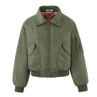 INS retro motorcycle jacket cotton coat - Thumbnail 1