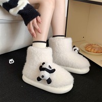 Fuzzy Panda Snow Boots - Thumbnail 5