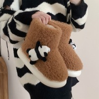 Fuzzy Panda Snow Boots - Thumbnail 2