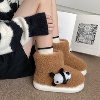 Fuzzy Panda Snow Boots - Thumbnail 3