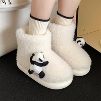Fuzzy Panda Snow Boots - Thumbnail 4