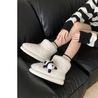 Fuzzy Panda Snow Boots - Thumbnail 6
