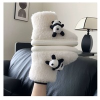Fuzzy Panda Snow Boots - Thumbnail 8