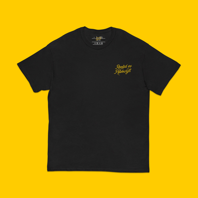 Script logo embroidered t-shirt