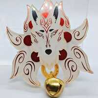  Foil Acrylic Pin - Kitsune - Thumbnail 1