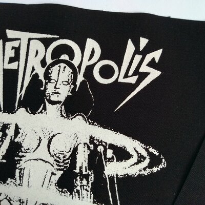 Metropolis movie steampunk sew-on patches