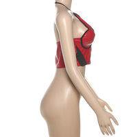 Sexy street style fashion all-match halterneck zipper vest - Thumbnail 4