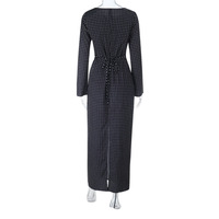 Polka dot dress fashionable and elegant slim long skirt - Thumbnail 1