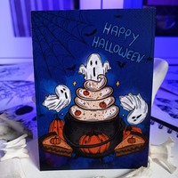 Postcard Set: Happy Halloween ( 3 pieces ) - Thumbnail 2