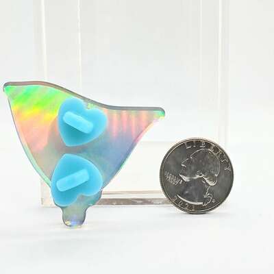 Holographic pin: want a bite