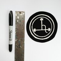 Sigil of Lilith Satanic Goth Punk Sew-on Patches - Thumbnail 2