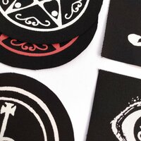 Satanic Symbols Goth Metal Sew-on Patch Set Collection - Thumbnail 5