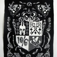 Alice in Wonderland Kawaii Goth Sew-on Patches Set Collections - Thumbnail 1