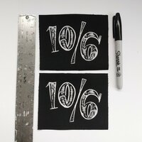 Alice in Wonderland Kawaii Goth Sew-on Patches Set Collections - Thumbnail 3