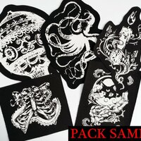 Steampunk Retro Sew-on Patches Mystery Packs - Thumbnail 2