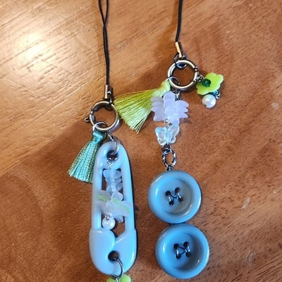 Mystical magical phone charms set