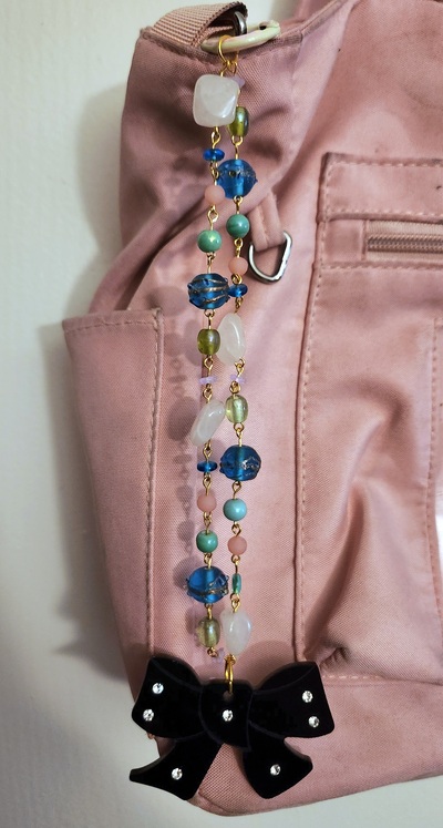 Super Graphic Ultra Modern Girl bag charm