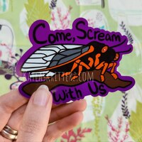 Scream with Us - Vinyl Sticker - Thumbnail 1