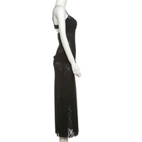 Slim fit fashionable and trendy slim waist slimming three-dimensional flower dress - Thumbnail 8
