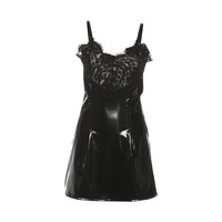 Solid color lace suspenders sleeveless backless slim fit temperament versatile dress - Thumbnail 6