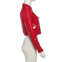 Solid color straight shoulder temperament loose coat - Thumbnail 1