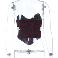 Gothic Palace Retro Jacquard Tube Top - Thumbnail 2
