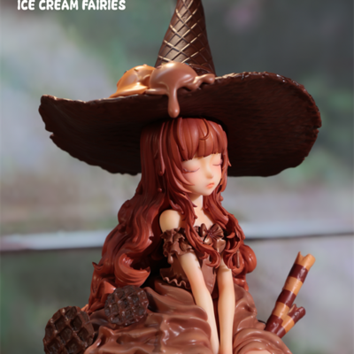 Bishoujo arttoy by weartdoing "sleeping beauty-ice cream fairies-chocolate" - Thumbnail 2