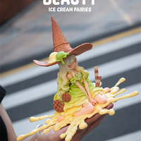 Bishoujo ArTToy by Weartdoing "Sleeping Beauty-Ice Cream Fairies-Matcha" - Thumbnail 1