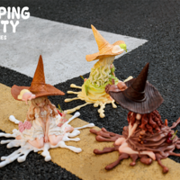 Bishoujo ArTToy by Weartdoing "Sleeping Beauty-Ice Cream Fairies-Chocolate" - Thumbnail 9