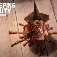 Bishoujo ArTToy by Weartdoing "Sleeping Beauty-Ice Cream Fairies-Chocolate" - Thumbnail 6