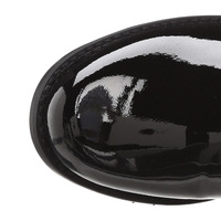 Women's patent leather high-top knight boots - Thumbnail 3