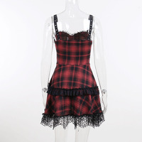 Sexy slim short skirt women's fashionable temperament tie waist dress - Thumbnail 1