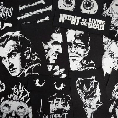 Horror & halloween sew-on patches mystery packs - Thumbnail 3