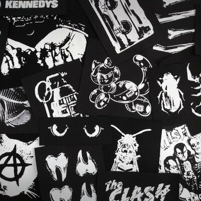 Punk mystery sew-on patch packs
