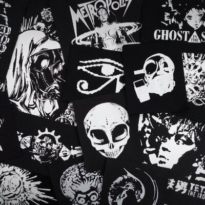 Cyberpunk & sci-fi sew-on patches mystery packs - Thumbnail 1