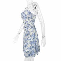 Summer seaside suspender dress for women sexy floral suspender waist dress - Thumbnail 3