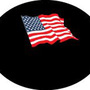 Universal Satellite Dish Cover: Snow Protection, BLACK OR USA Flag Option- usa made-1