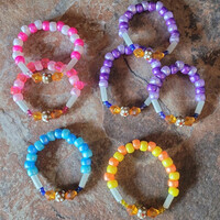 WOODEN FLOWER🌼 BRACELET READY-MADE By Nubian Collection Artwear 👑 - Thumbnail 3