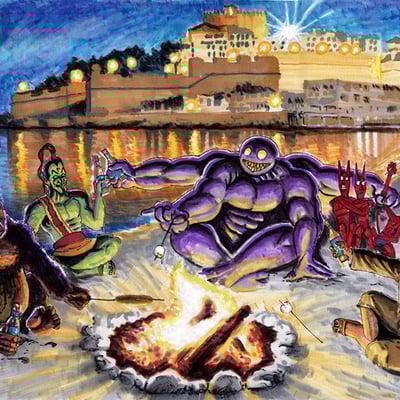 Beach blanket beasto playmat