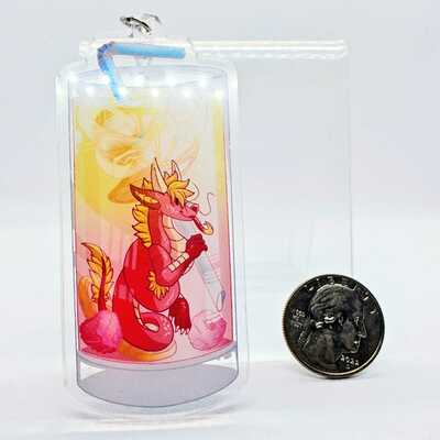 Dragon drinks: pink lemonade 