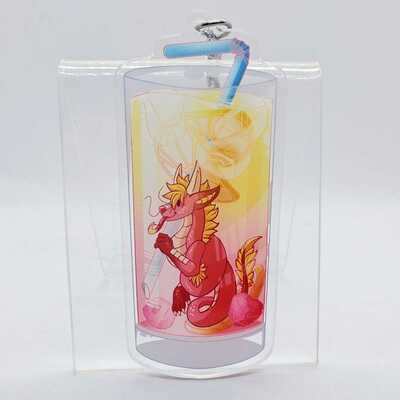 Dragon drinks: pink lemonade 