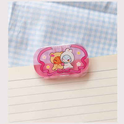 Snake butterfly mini acrylic clip - Thumbnail 1