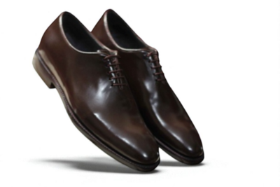 Crafted Leather Classic Men Wholecut Dark Brown Patina Leather Oxford Lace up Dress Shoes