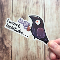 Crow 3" Vinyl Stickers - Thumbnail 7
