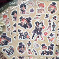 Dapper Gents Sticker Sheet - Thumbnail 1