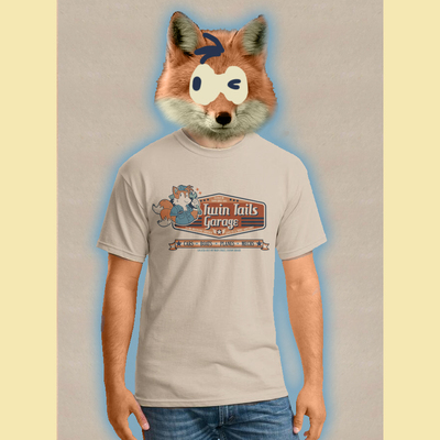 Twin tails mechanic t-shirt