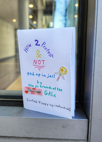 How 2 Protest & NOT end up in jail - a near-future SF zine